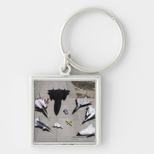 1997 Dryden Research Aircraft Fleet on Ramp Keychain (Front)