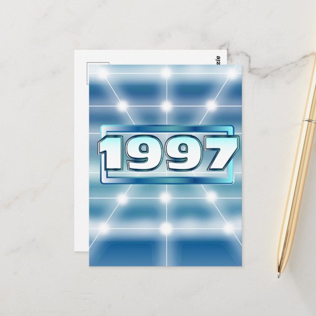 1997 Electonica Postcard (Front/Back In Situ)