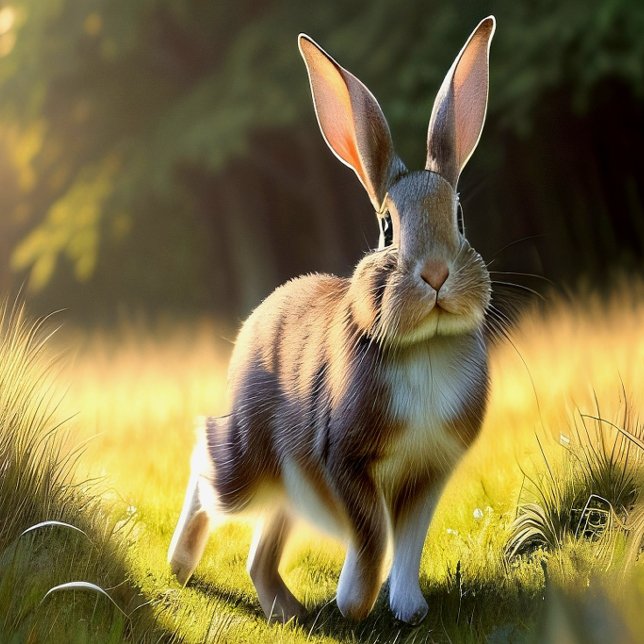 "1997" Rabbit on the run canvas art (Creator Uploaded)