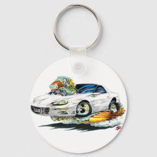 1998-02 Camaro White Car Keychain