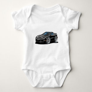 1998-02 Trans Am Black Car Baby Bodysuit