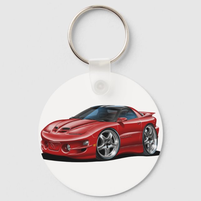 1998-02 Trans Am Maroon Car Keychain (Front)