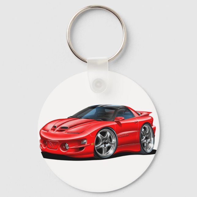 1998-02 Trans Am Red Car Keychain (Front)