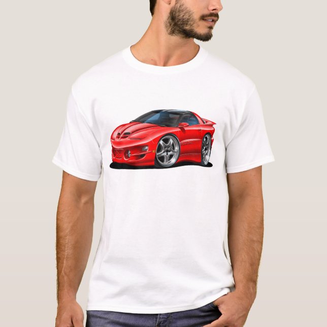1998-02 Trans Am Red Car T-Shirt (Front)