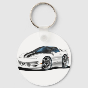 1998-02 Trans Am White Firehawk Keychain