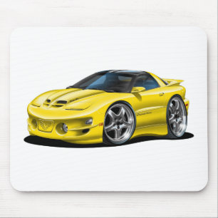 1998-02 Trans Am Yellow Car Mouse Pad