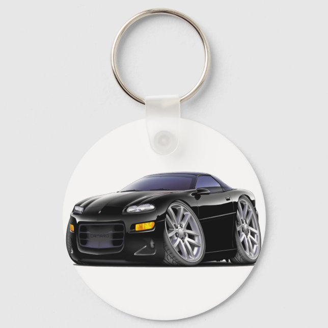 1998-2003 Camaro Black Car Keychain (Front)