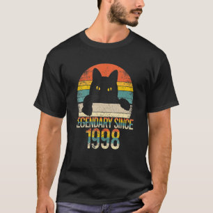 1998 Cat Vintage  Cute Cool Cat  Ee For Men Women T-Shirt