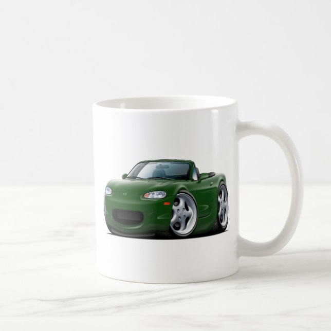 1999-05 Miata Green Car Coffee Mug (Right)