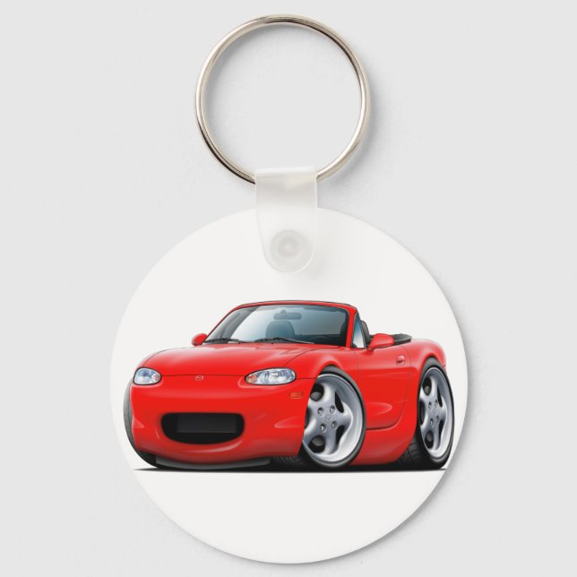 1999-05 Miata Red Car Keychain (Front)
