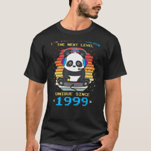 1999 Birthday Party Cake Panda Gaming Unlock The N T-Shirt