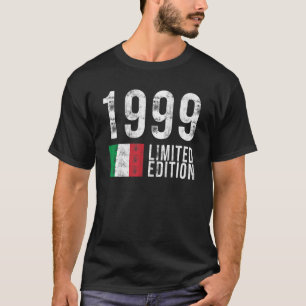 1999 Italy with Flag Birthday T-Shirt