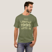 1999 Ltd Ed 16th Birthday or Any Year Fatigue W16F T-Shirt (Front Full)