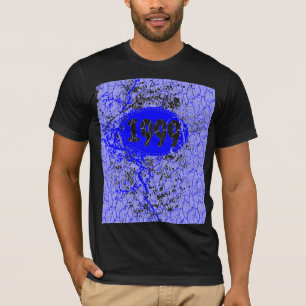 1999 - Purple, blue Crack Vintage retro - T-Shirt