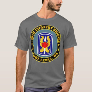 199th Infantry Brigade Veteran SSI Ft Lewis WA X T-Shirt