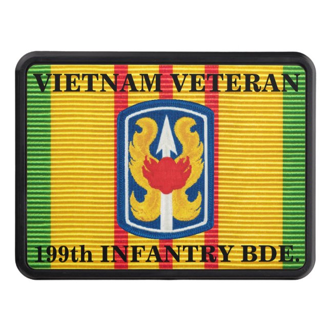 199th Infantry Brigade VSM Ribbon Hitch Cover (Front)