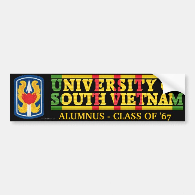 199th LIB - U of South Vietnam Alumnus Sticker (Front)
