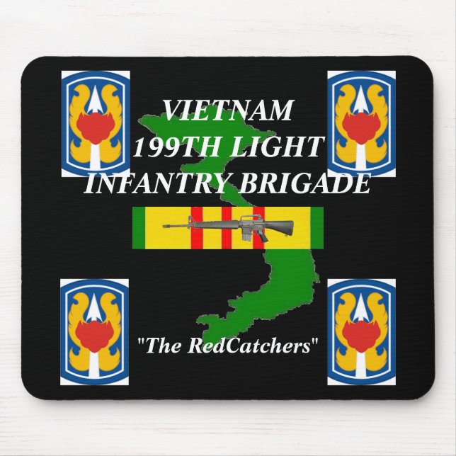 199th Light Inf Vietnam Mousepad 2/b (Front)