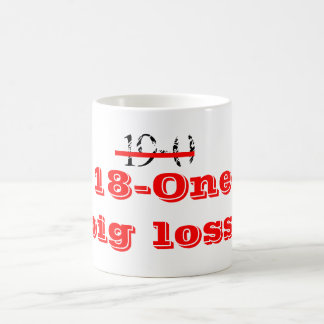 19-0, ____, 18-One big loss! Coffee Mug