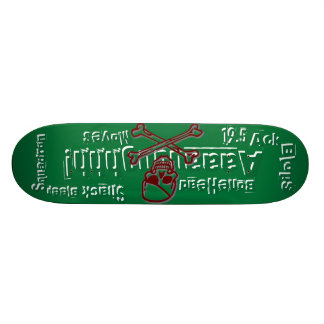 19.5 Ack Blops-BoneHead!-Shack Bleep Squadron Skateboard