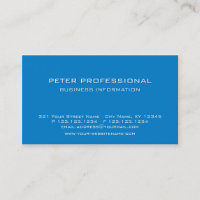 19 Modern Professional Business Card sky blue colo