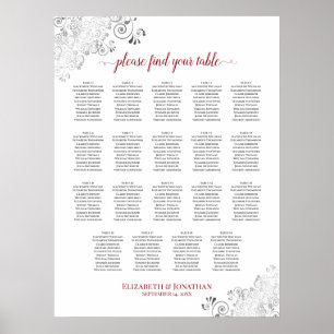 19 Tableau Frilly Mariage Tableau Sièges blanc et 
