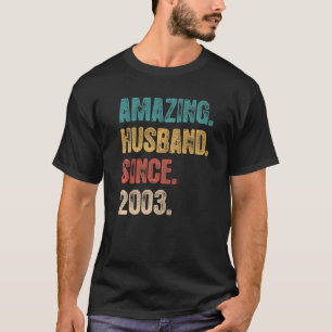 19 Wedding Aniversary For Him Amazing Husband Sin T-Shirt