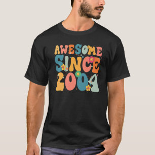 19 Year Old Awesome Since 2004 19th Birthday Girl T-Shirt