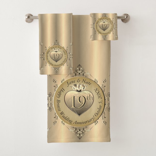 19ème serviette en bronze (En situation)