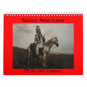 19ème siècle 1800's de calendrier de Natif