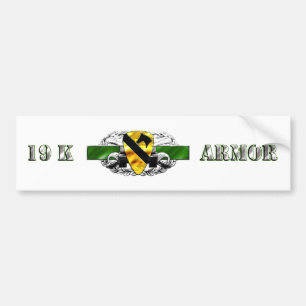 19K 1st Cavalry Division Bumper Sticker