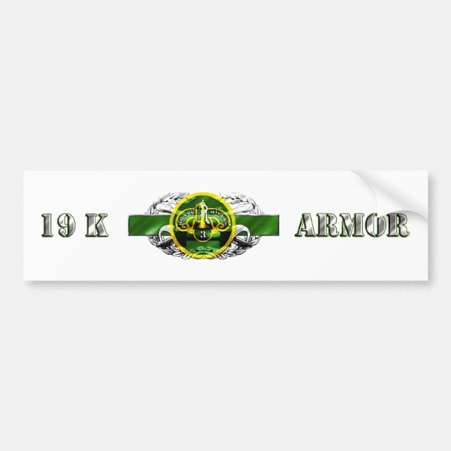 19K 3rd Armoured Calvary Regiment Bumper Sticker (Front)