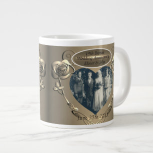 19th/8th Bronze + 2 Photos Mug