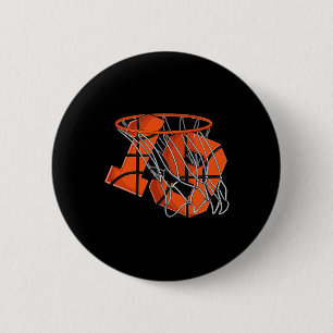 19th Birthday Basketball  Men 2 Inch Round Button