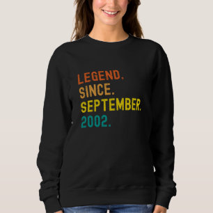 19th Birthday Gift 19 Year Old Legend Since Sweatshirt