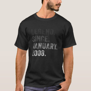 19Th Birthday Gift Legends Born In February 2003 1 T-Shirt