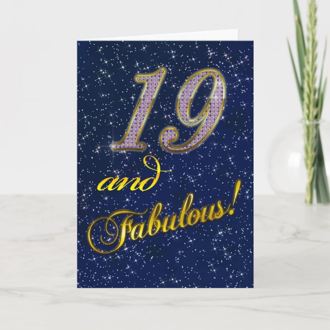 19th Birthday party Invitation (Front)
