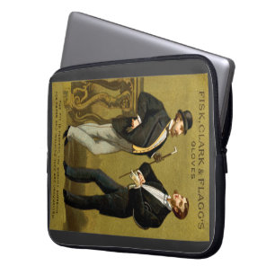 19th C. Vintage Men's Gloves no.2 Laptop Sleeve