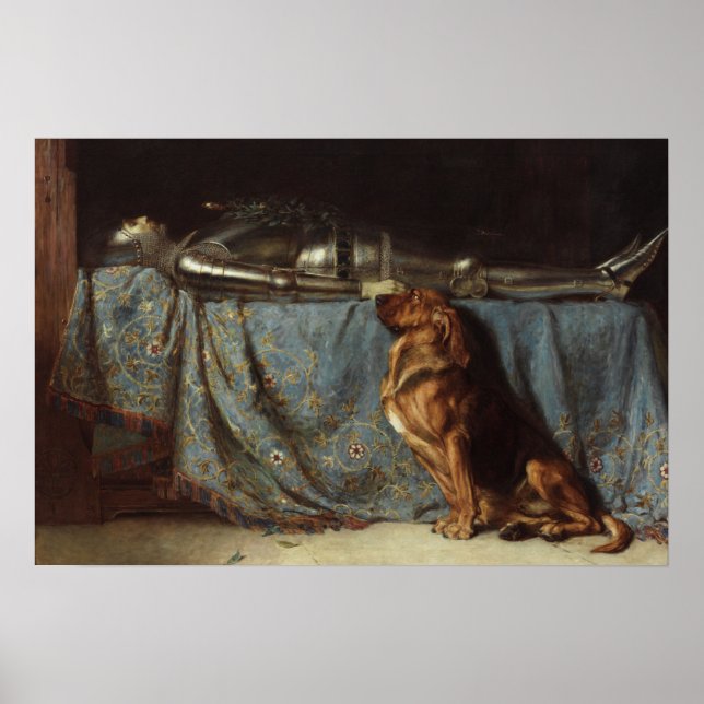 19th Century Bloodhound Poster (Front)