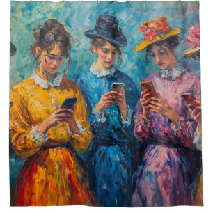 19th Century People Using Smartphones