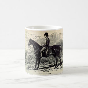 19th century print A Light Hunting Horse Coffee Mug