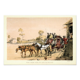 19th Century Stagecoach Photo Print