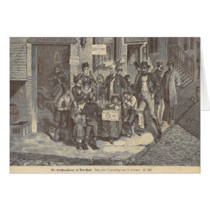 19th Century Street Dentist in New York - Antique