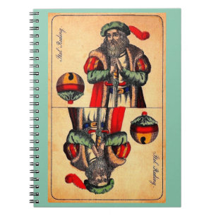 19th century tarot card no. 2 notebook