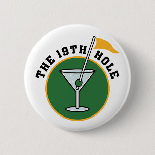 19th Hole 2 Inch Round Button