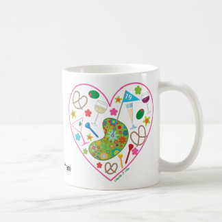 19th Hole Heart Mug