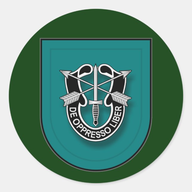 19th SFG(A) - current Classic Round Sticker (Front)