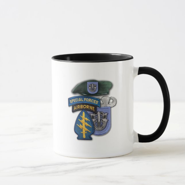 19th Special forces green berets veterans vets Mug (Right)