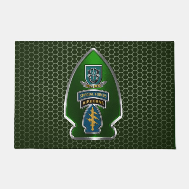 19th Special Forces Group (Airborne)  Doormat (Front)