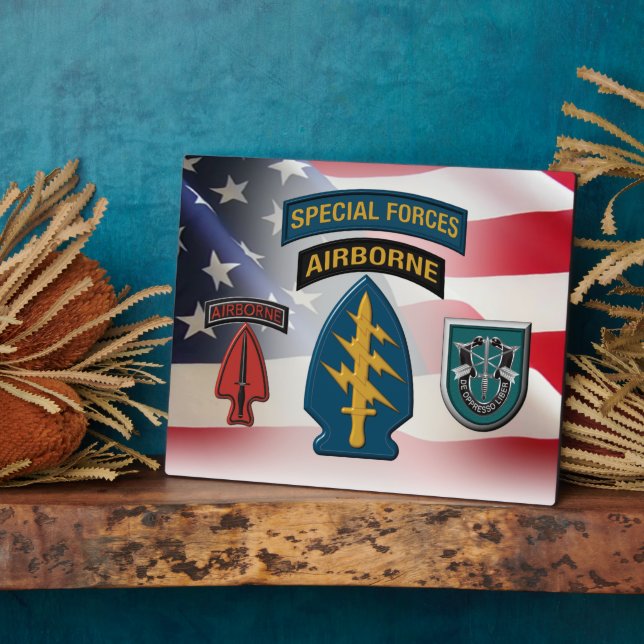 19th Special Forces Group (AIRBORNE)   Plaque (Side)